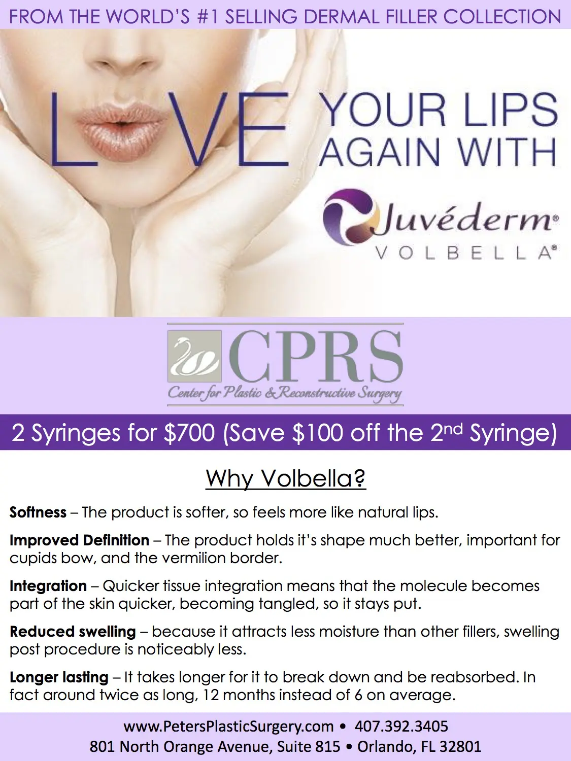 Juvederm® Volbella in Orlando, FL