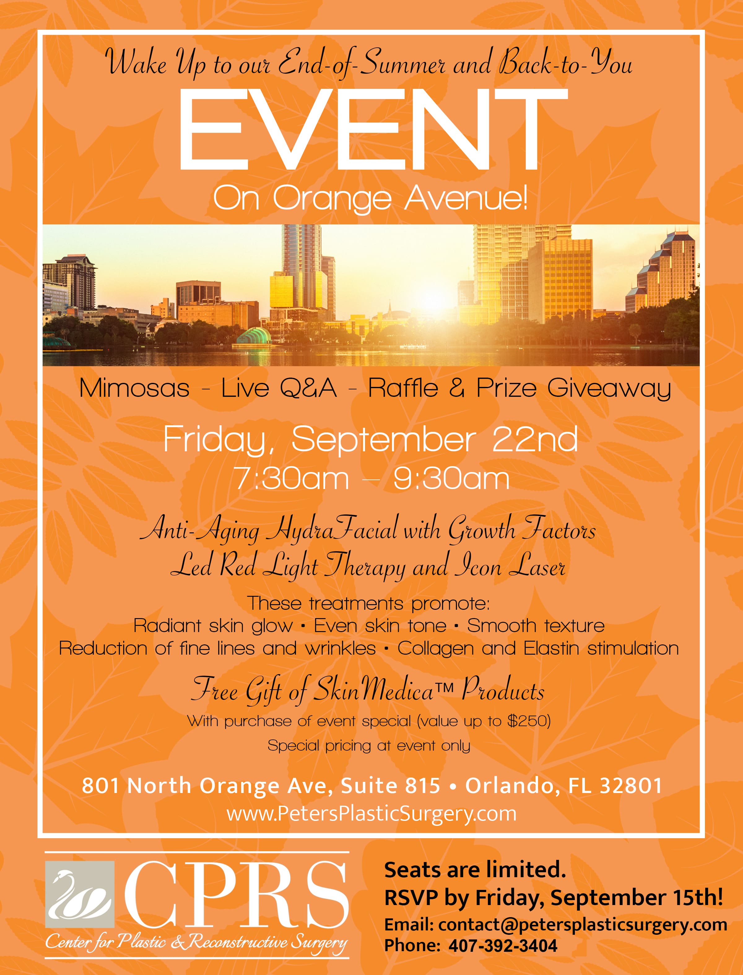 Events Center for Plastic & Reconstructive Surgery