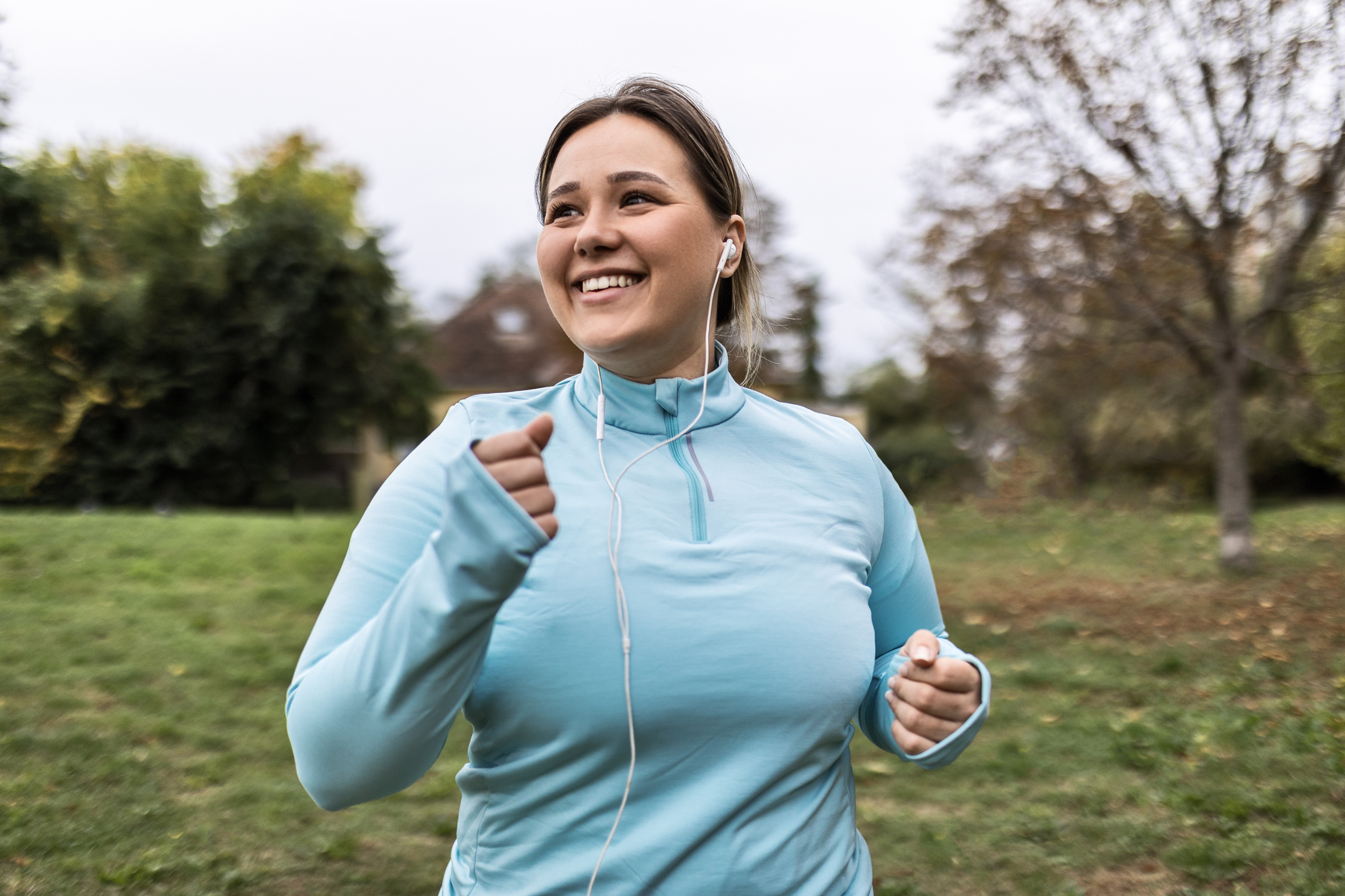Overweight Woman Finding Joy in Every Step SkinVive in Orlando, FL